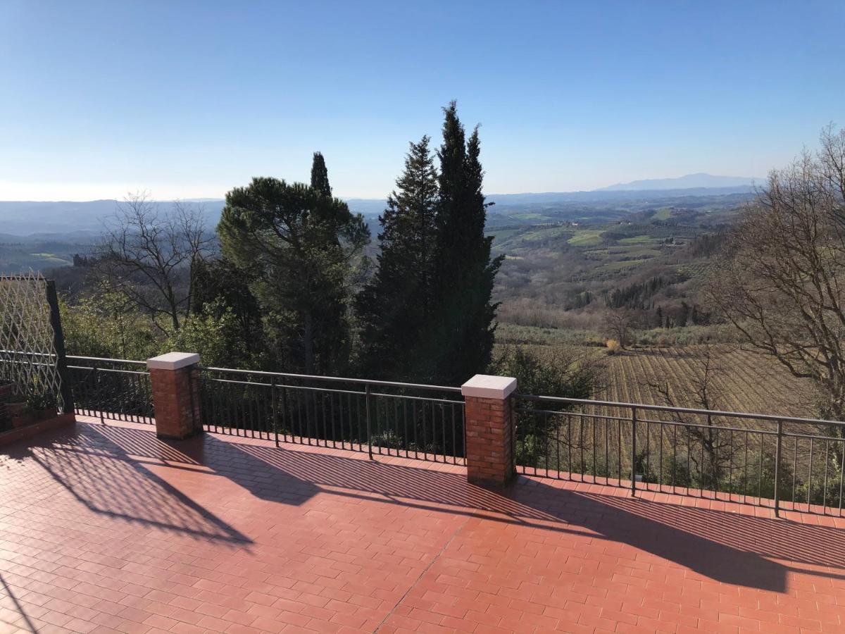 Appartamento Con Vista Sulle Colline Toscane Монтеспертоли Экстерьер фото